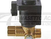 Газовый клапан высокого давления TOMASETTO 24V д. 8 мм