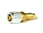 Фитинг для клапана газа в редуктор 6x6 mm