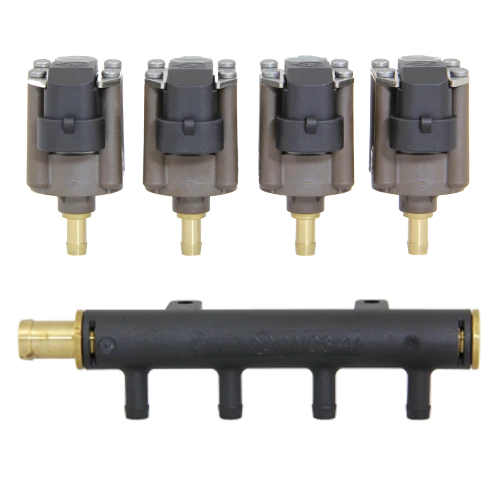 Рейка инжекторная AC W03 4 цил. (с гребенкой)