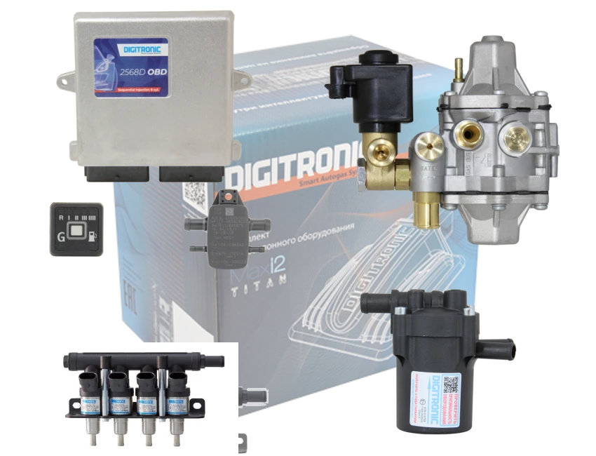 Комплект AT- 12 HP метан 2568D 8 цил. (DYMCO)