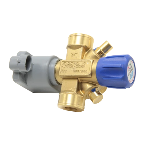 Вентиль TOMASETTO баллонный VM05 HD 2D с электроклапаном AMP Superseal 24V д. 8 мм 