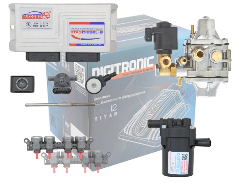 Комплект AT-12HP(24v) Digitronic Diesel Common-Rail (тип AEB) 8 цил.