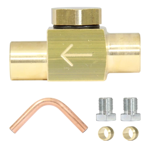 Комплект для установки выносного клапана редуктора Tomasetto выход 6 мм