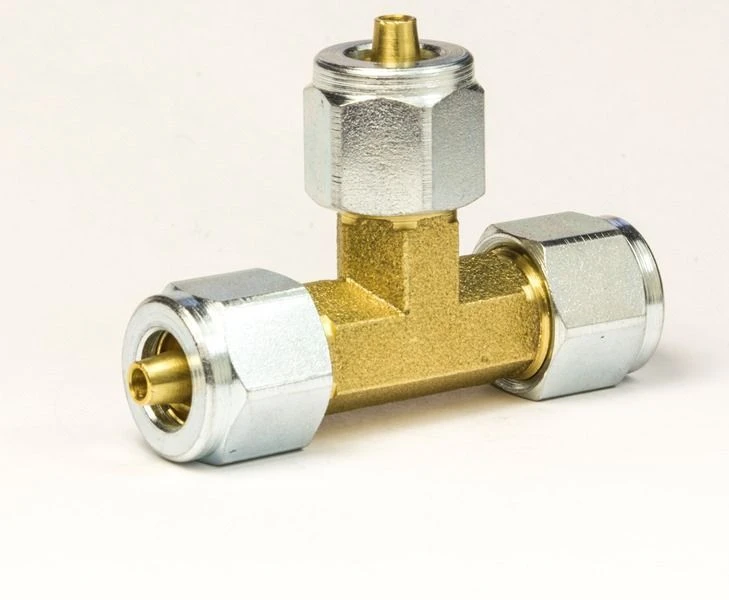 Тройник для PVC трубки 8x8x8 mm в сборе