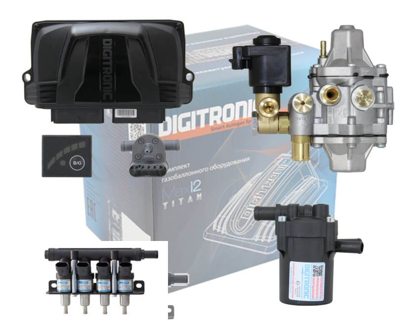 Комплект AT-12 HP метан iQ 3D 8 цил. (DYMCO)