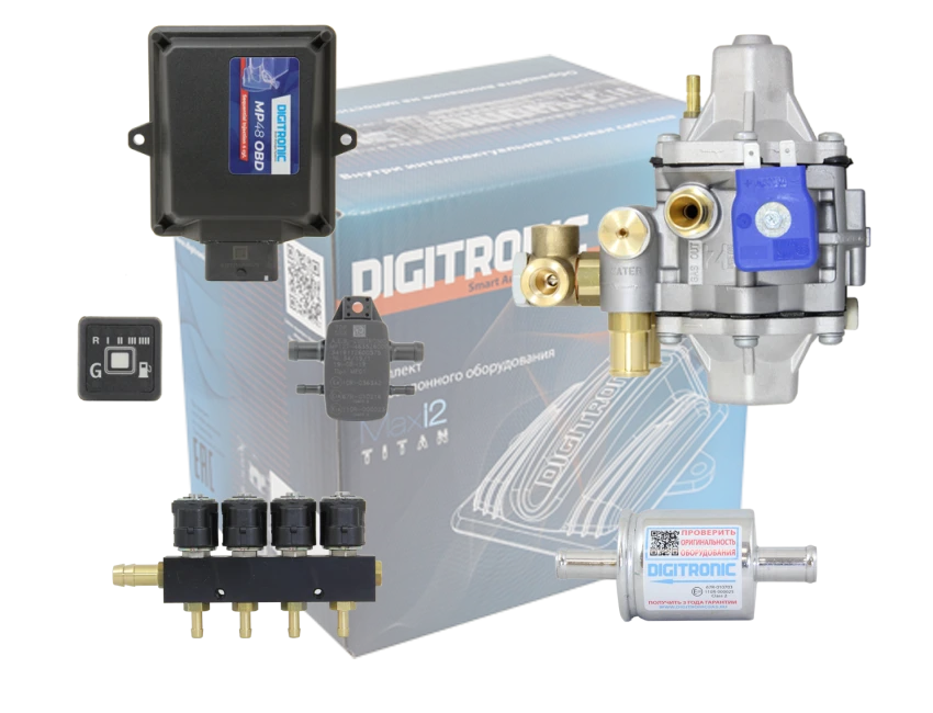 Комплект AT- 12 метан MP48 OBD 4 цил. (Тип 30)