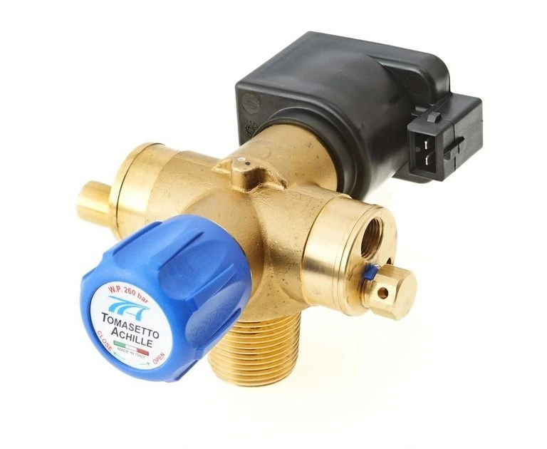 Вентиль TOMASETTO баллонный VM05 1D с электроклапаном