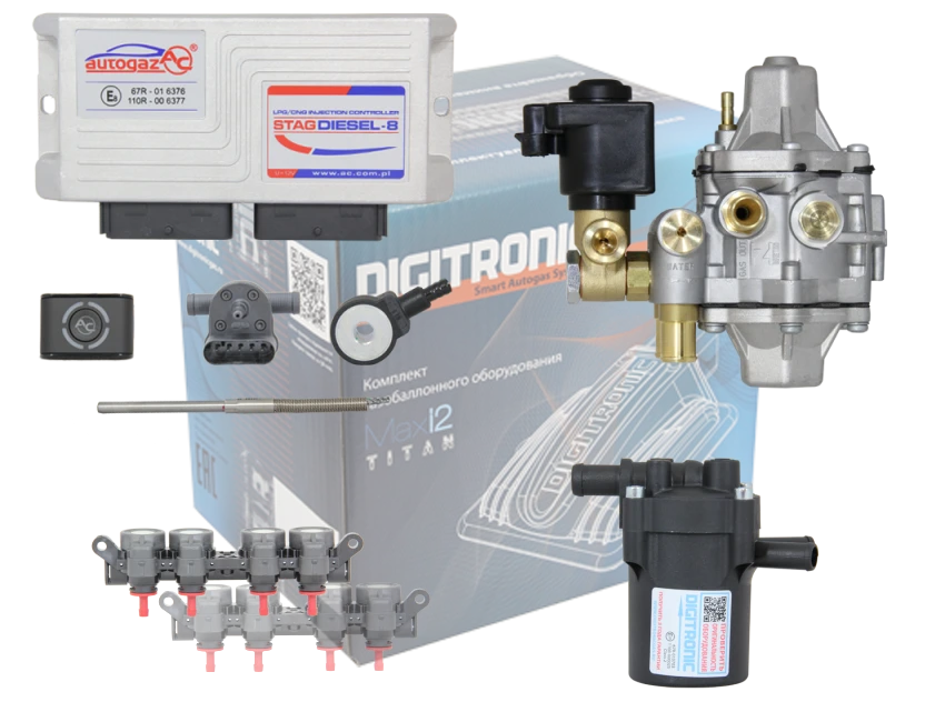 Комплект AT-12HP Digitronic Diesel Common-Rail (тип AEB) 8 цил.