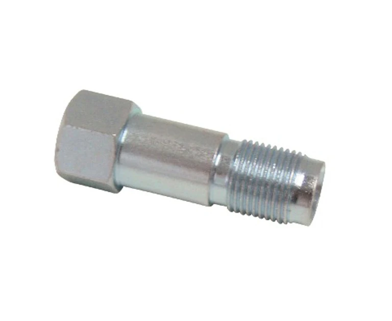 Гайка для стальной трубки д. 6  M12x1 45 mm Tomasetto